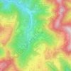 Mappa topografica Rigosa, altitudine, rilievo