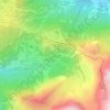 Mappa topografica Le Planet, altitudine, rilievo