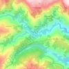 Mappa topografica Praia Fluvial de Fornelos, altitudine, rilievo