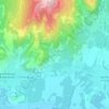 Mappa topografica Gargagnago, altitudine, rilievo
