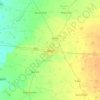 Mappa topografica Moga, altitudine, rilievo