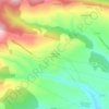 Mappa topografica Rabanal del Camino, altitudine, rilievo
