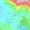 Mappa topografica Thüste, altitudine, rilievo