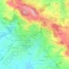 Mappa topografica L'Étoile, altitudine, rilievo