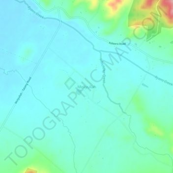 Mappa topografica Mollyullah, altitudine, rilievo