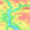 Mappa topografica Saint-Jean, altitudine, rilievo