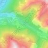 Mappa topografica La Vilette, altitudine, rilievo