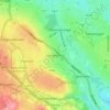 Mappa topografica Cornelscourt, altitudine, rilievo