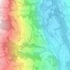 Mappa topografica Tartar, altitudine, rilievo