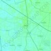 Mappa topografica Tohana, altitudine, rilievo