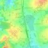 Mappa topografica Honnenahalli, altitudine, rilievo