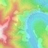 Mappa topografica Third Canyon, altitudine, rilievo