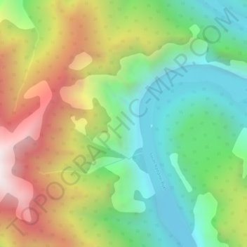 Mappa topografica Third Canyon, altitudine, rilievo
