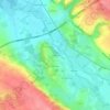 Mappa topografica La Bidolière, altitudine, rilievo