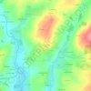 Mappa topografica La Lande de Bœuf, altitudine, rilievo