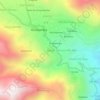 Mappa topografica Salvia, altitudine, rilievo