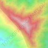 Mappa topografica Keynot Peak, altitudine, rilievo