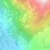 Mappa topografica Bioley, altitudine, rilievo