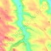 Mappa topografica A Jouanlaurence, altitudine, rilievo
