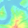 Mappa topografica Cuesta Falcón, altitudine, rilievo