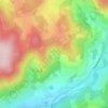 Mappa topografica La Cotiande, altitudine, rilievo
