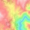 Mappa topografica São Mamede de Ribatua, altitudine, rilievo