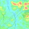 Mappa topografica Mylom, altitudine, rilievo