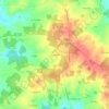Mappa topografica Les Granges, altitudine, rilievo