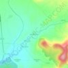 Mappa topografica Cubo de la Sierra, altitudine, rilievo
