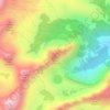 Mappa topografica Soprano Peak, altitudine, rilievo