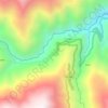 Mappa topografica Ccano, altitudine, rilievo