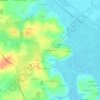 Mappa topografica La Championnère, altitudine, rilievo