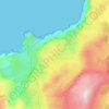 Mappa topografica Pla dels Egües, altitudine, rilievo
