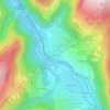 Mappa topografica Grand-Cœur, altitudine, rilievo