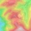 Mappa topografica Monte Maltempo, altitudine, rilievo