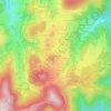 Mappa topografica La Rochette, altitudine, rilievo