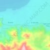 Mappa topografica Las Cañadas, altitudine, rilievo