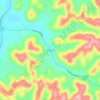Mappa topografica Elmwood, altitudine, rilievo