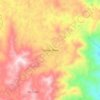 Mappa topografica Gómez Plata, altitudine, rilievo