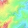 Mappa topografica Malingin Falls, altitudine, rilievo