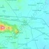 Mappa topografica Chintamani, altitudine, rilievo