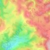 Mappa topografica Les Poutières, altitudine, rilievo