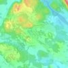 Mappa topografica Creys, altitudine, rilievo