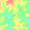 Mappa topografica Simpson, altitudine, rilievo