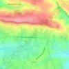 Mappa topografica La Lamerie, altitudine, rilievo