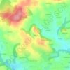 Mappa topografica Malvoisin, altitudine, rilievo
