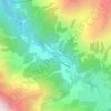 Mappa topografica Boden, altitudine, rilievo