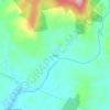 Mappa topografica Nega, altitudine, rilievo