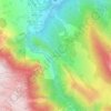 Mappa topografica Castrovalva, altitudine, rilievo