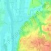 Mappa topografica Vanoise, altitudine, rilievo